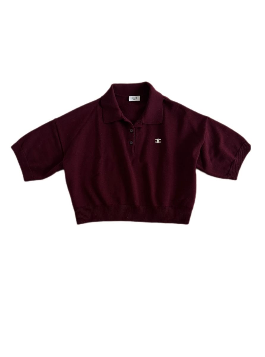 Celine Magliette Polo: Celine cropped knit polo  – Usato da Vésenaz venduto da ann_7knk