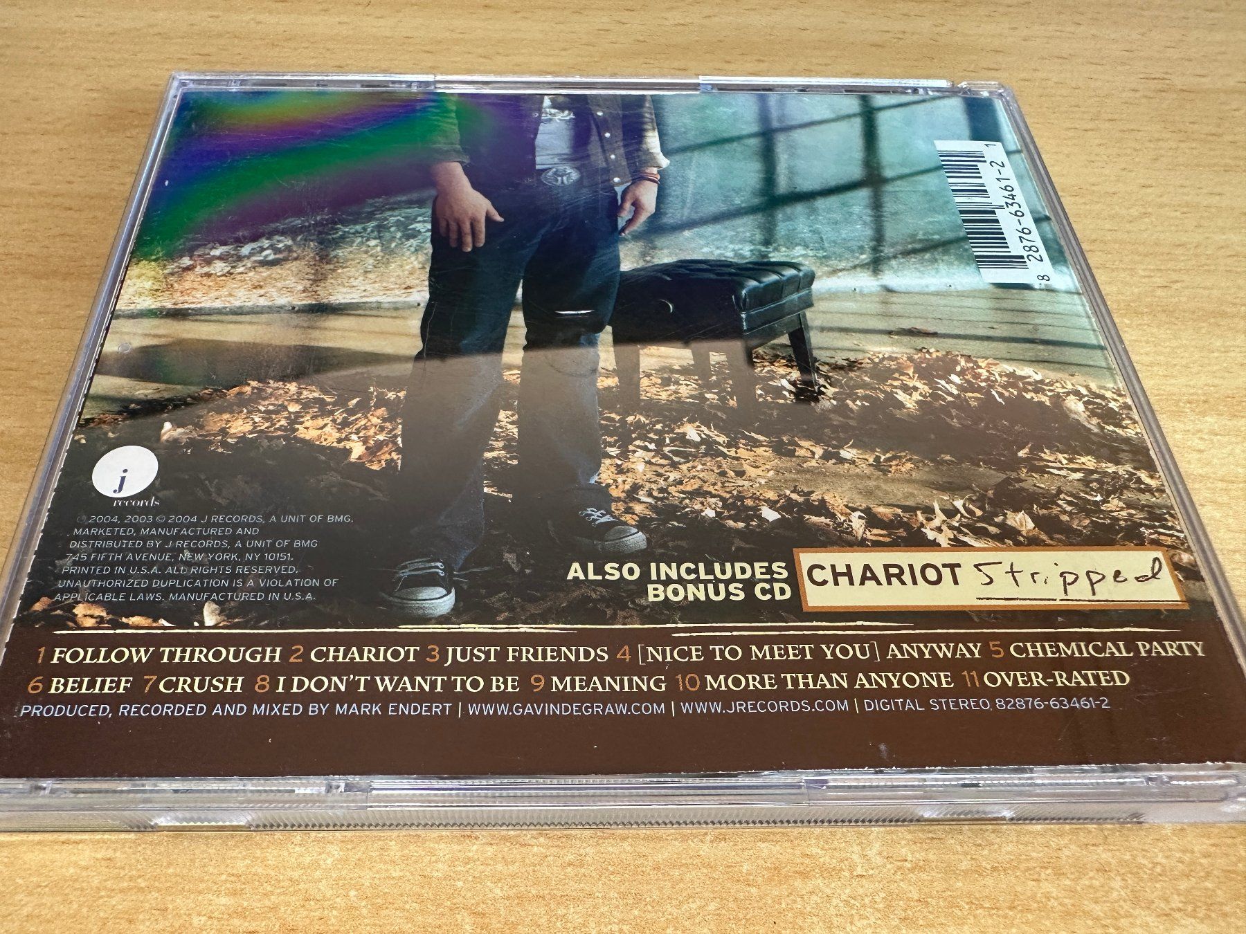 CD: Gavin DeGraw – Chariot - 2 CD – Usato da Rikon im Tösstal venduto da Alpenmutz 1