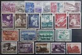 Österreich ex. Kat. 646-1163 gest. 1945/64 Kat. 57 Euro