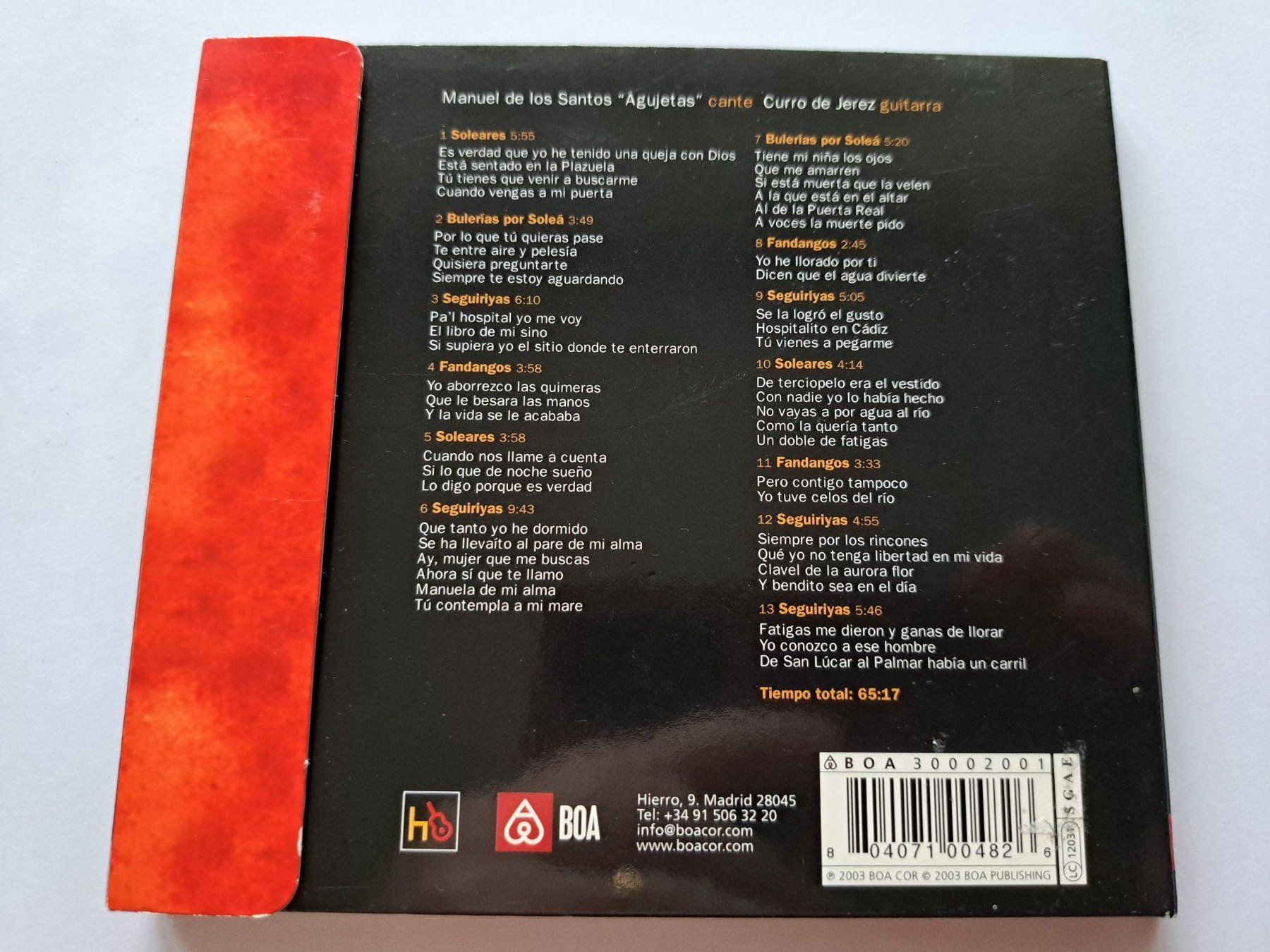 CDs: CD Agujetas - Le roi du chant gitan – D'occasion à Pully par bro_n52j 1