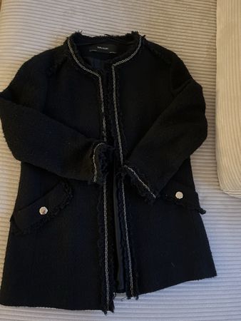 Schwarze Zara Basic Jacke, Grösse L, Top Zustand!