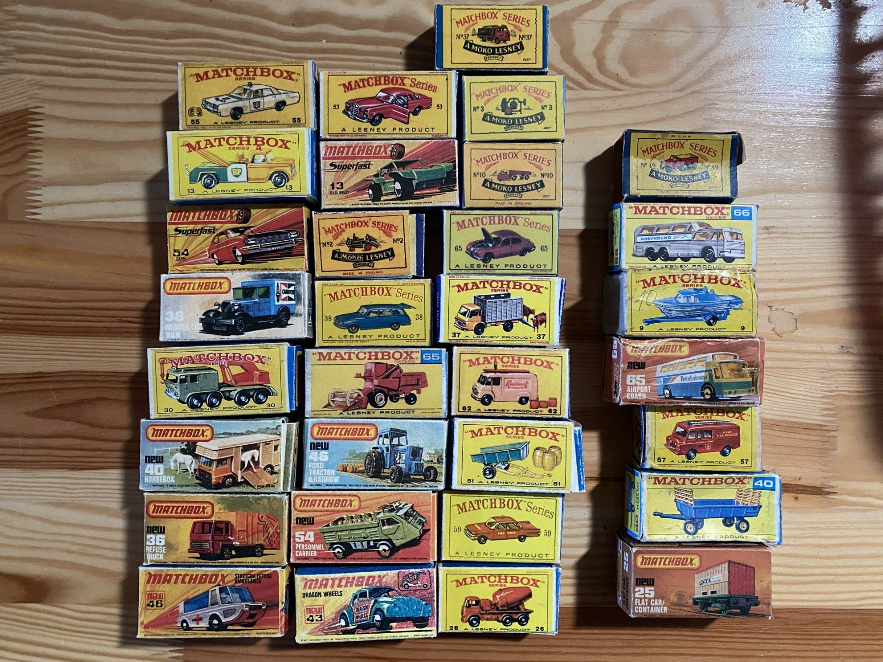 Matchbox Giocattoli: Konvolut Matchbox Reproboxen – Usato da Rheinau venduto da autoarchenoah