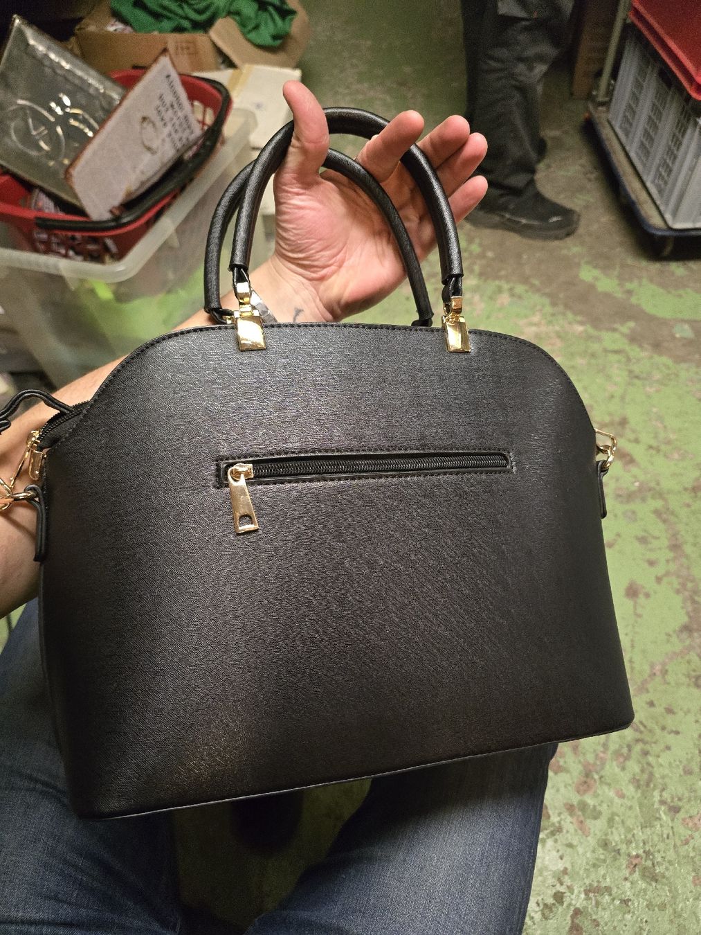 Borse da donna: Schicke Handtasche / Tragetasche, schwarz – Nuovo (secondo la descrizione) da Rorschach venduto da TimelessTrading 1