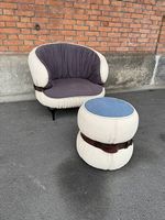 Diesel Sessel mit Hocker