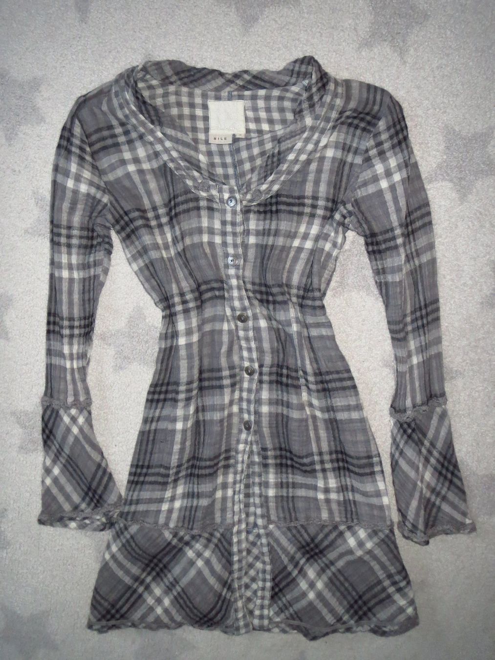 Nile Camicette: stylische NILE Damen Log Bluse Gr M – Usato da Kiental venduto da Anna8702 2