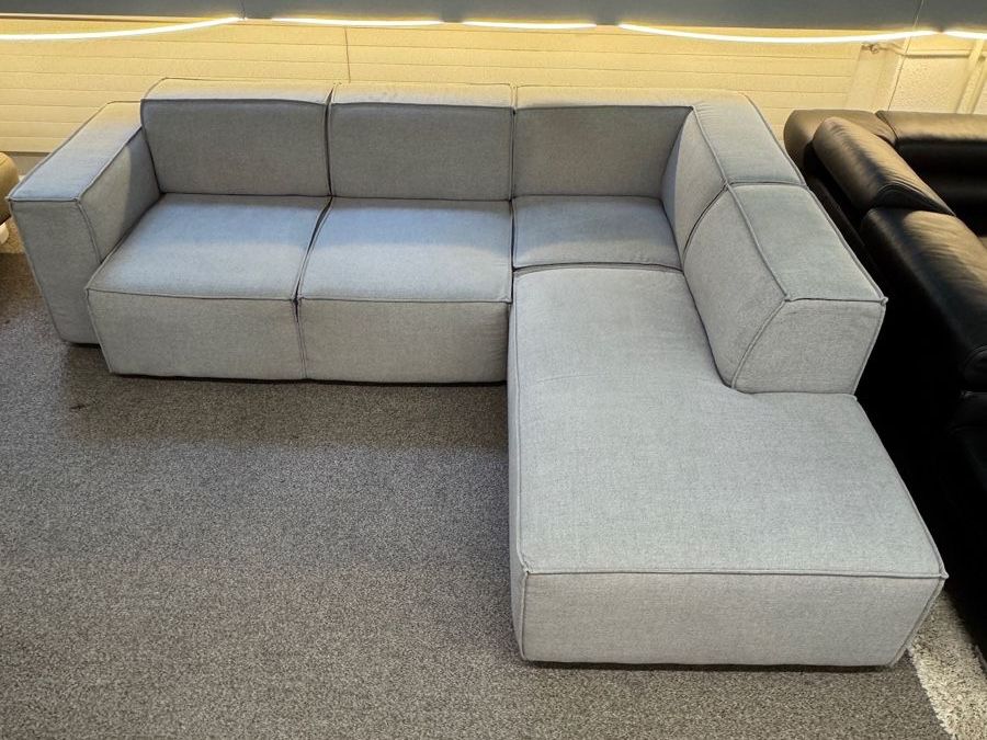 Divani: Ecksofa Hellgrau mit elektro Bettfunktion – Usato da Fehraltorf venduto da Sofalab.swiss 3