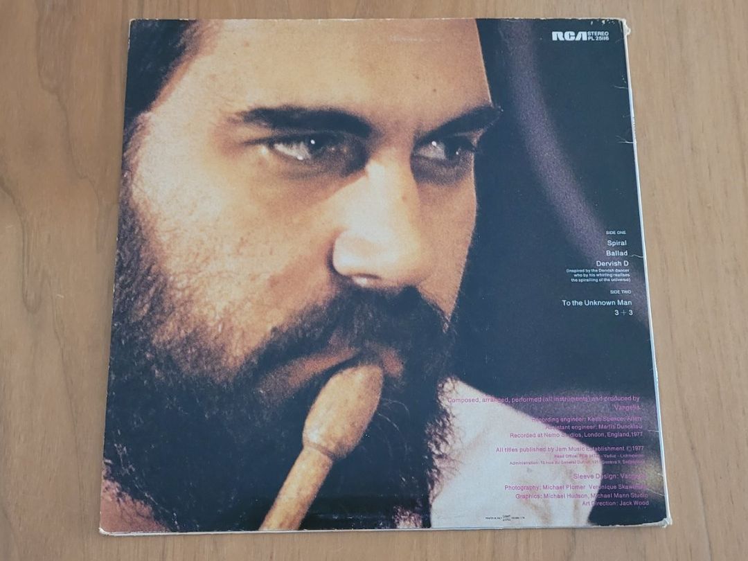 Schallplatten: LP  Vangelis – Gebraucht aus Martigny von MZ-67 1