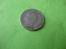 Schweiz 1899, 5 Rappen