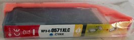 Druckerpatrone Tintenpatrone Inkjet - G&G NP3-C-0571XLC Cyan