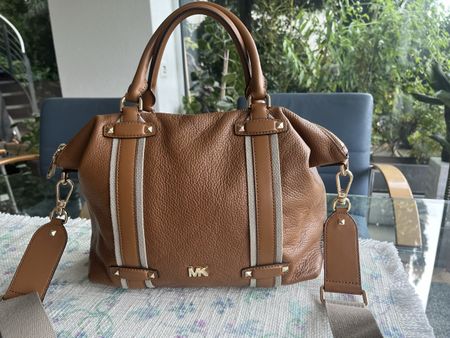 Michael Kors Leder braun mit Schultergurt