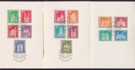 1960, seltenes PTT-HEFT Baudenkmäler Nr.355-372, Kat: 150.-+