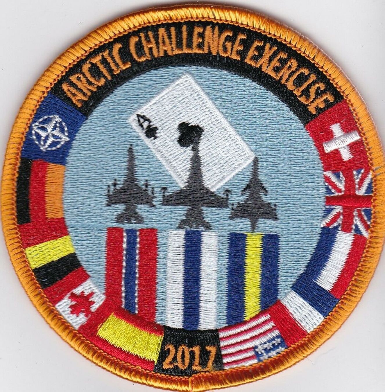 Swiss Placchette & Badge: Arctic Challenge Exercise 2017 Patch - mit CH Kreuz. – Nuovo (secondo la descrizione) da Emmenbrücke venduto da airplane47
