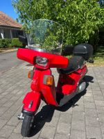 Suzuki CS 125 Roller rot mit Topcase. Sehr guter Zustand