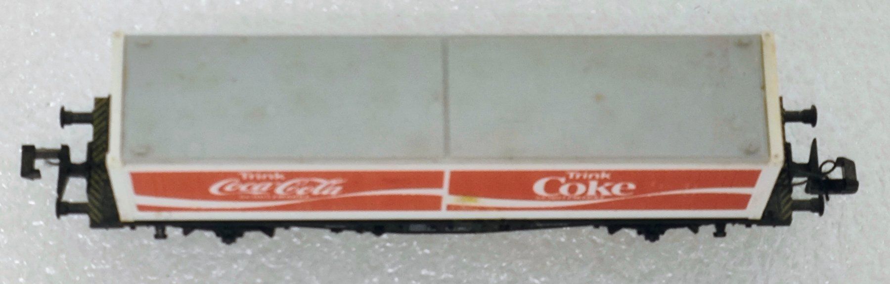 Fleischmann Modellini di ferrovie: Coca-Cola Eisenbahnwagen Spur N – Usato da Pfäffikon ZH venduto da Colacity 2