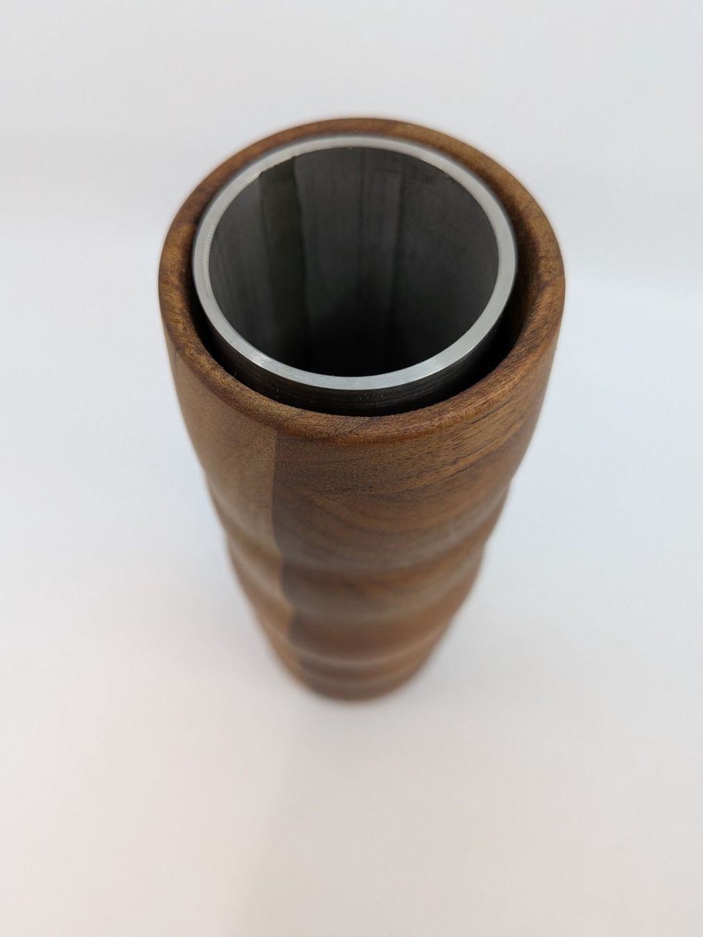 Vasi & Recipienti: Vase Holz mit Metalleinsatz – Usato da Emmen venduto da magelan 1