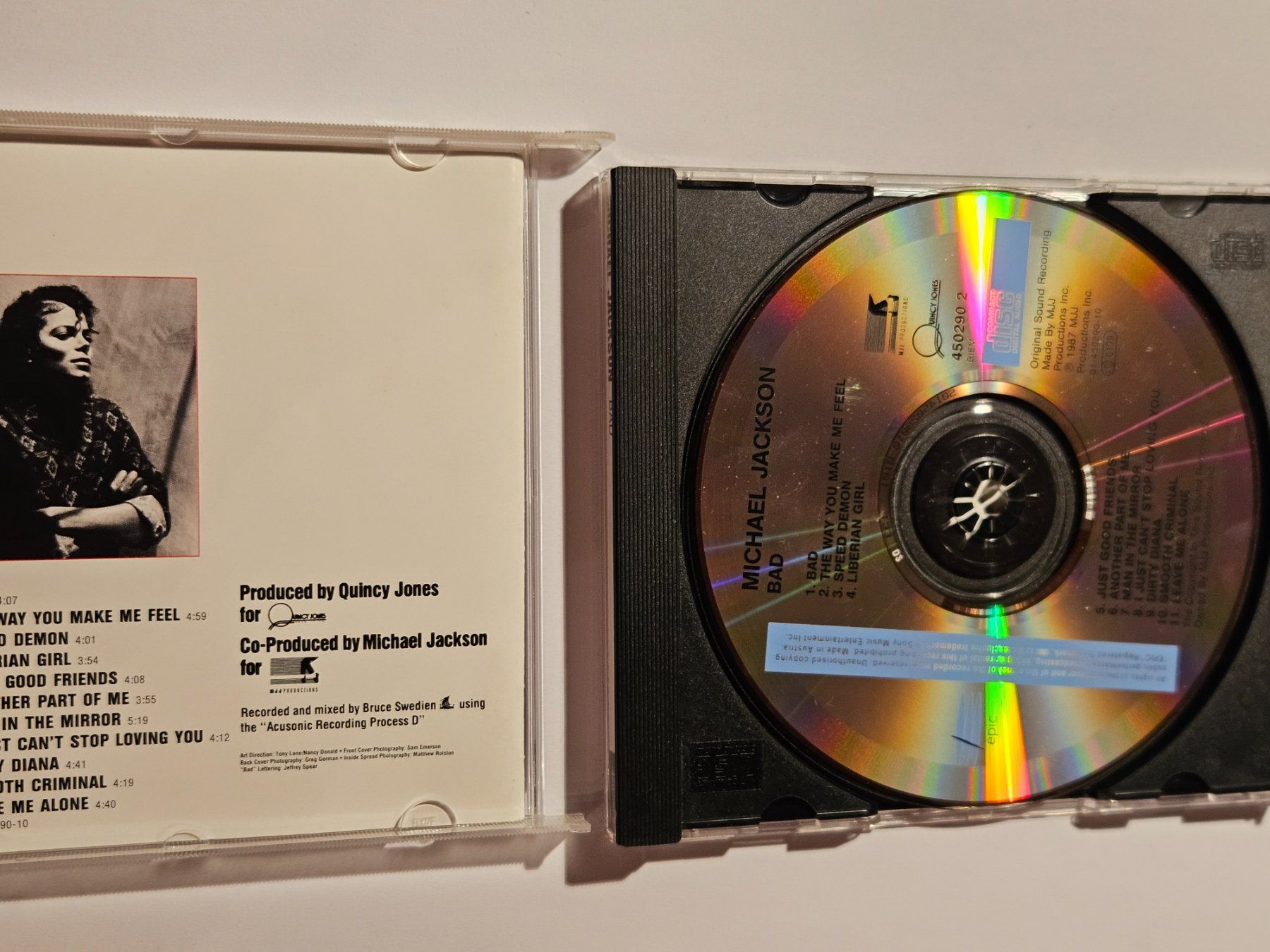 CDs: Michael Jackson - BAD CD – Gebraucht aus Oberdorf BL von  1