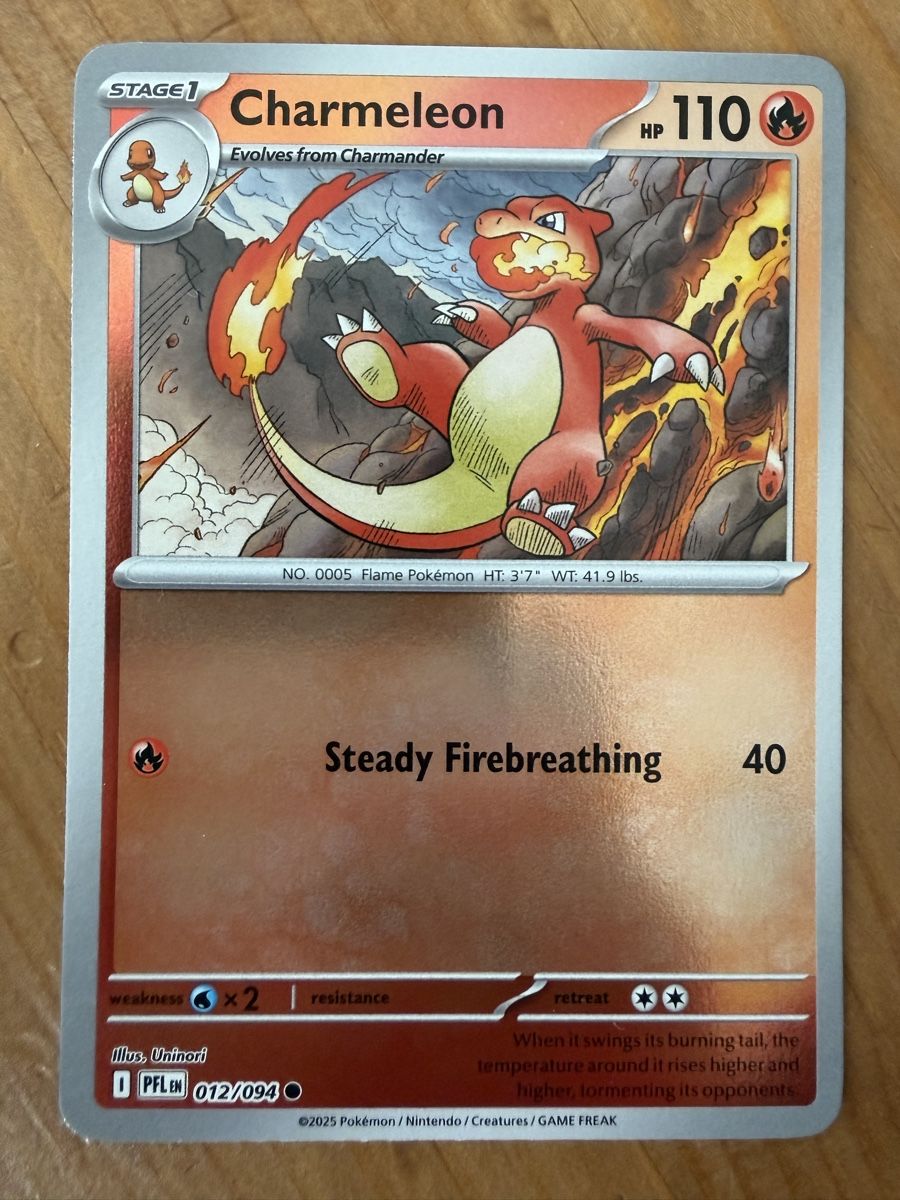 Pokémon Carte collezionabili: Charmeleon (PFL012) – Nuovo (secondo la descrizione) da Vevey venduto da Matx