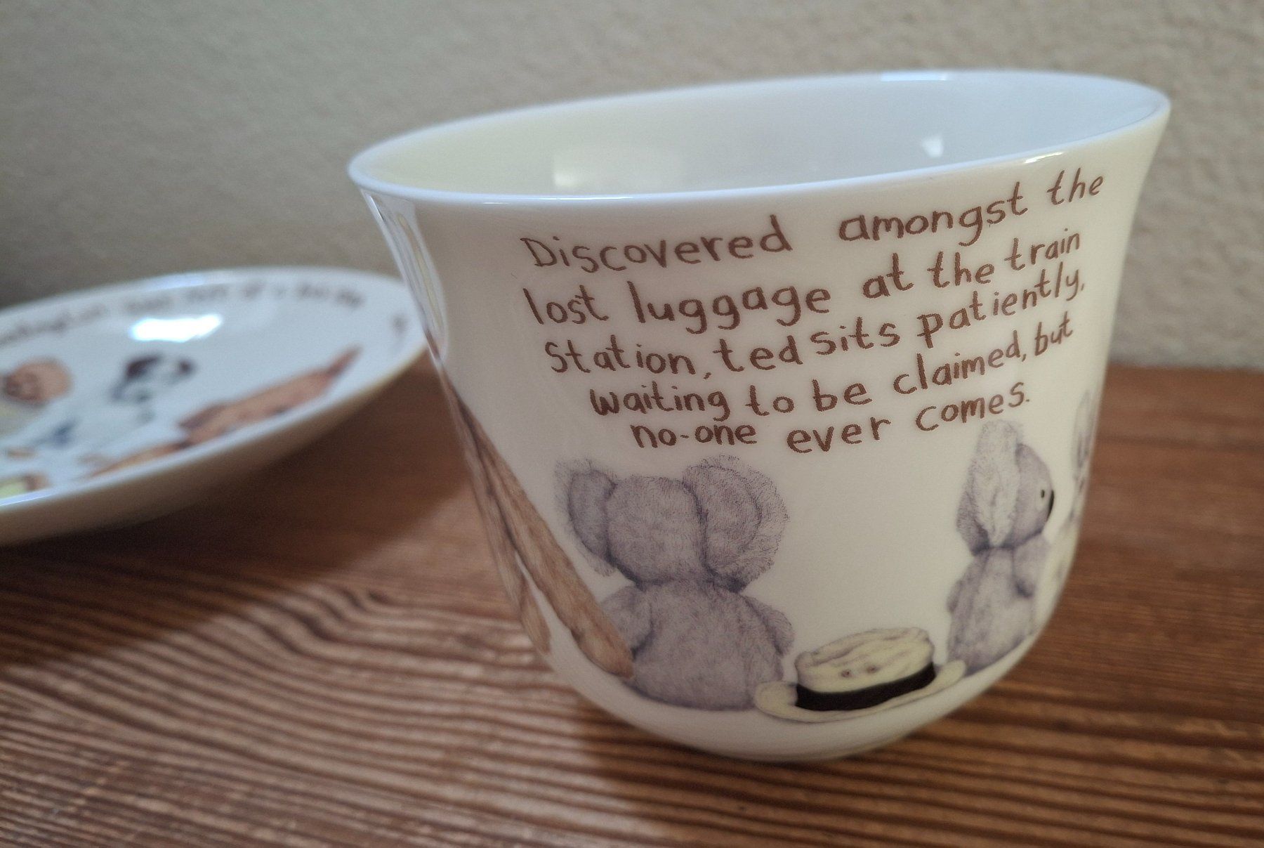Tassen: Roy Kirkham Fine Bone China  "Lost Bear" Tasse + Unterteller – Neu (gemäss Beschreibung) aus Rain von barney03 4