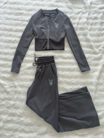 Playboy x Missguided Set, Grau, Grösse S, wie neu