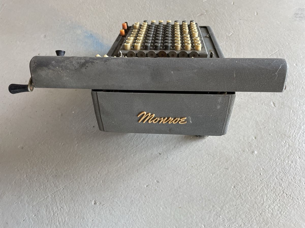 Calcolatrici tascabili: Calculatrice mécanique Monroe L160-X – Usato da Seiry venduto da besson-photo 3