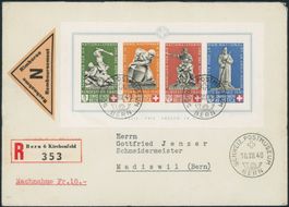 1940 - Pro Patria - Block - Ersttagsbrief FDC ET