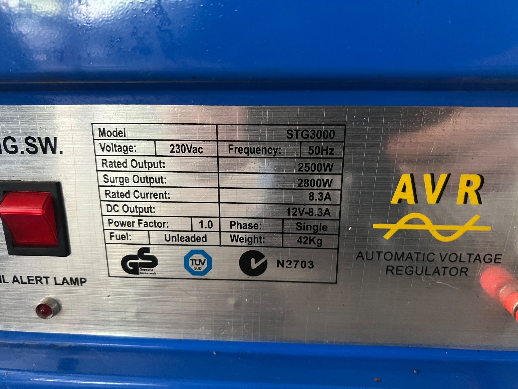 Generatori di corrente: OKAY STG3000 Stromgenerator 3000W mit AVR – Usato da Mellingen venduto da dmi_nps2 2