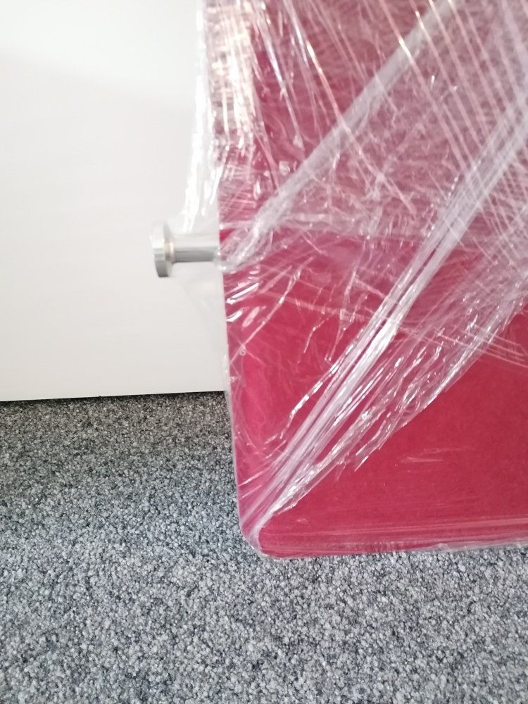 Paraventi: Akustiktrennwand in Stoff rot – Usato da Altendorf venduto da csr_w6nk 1