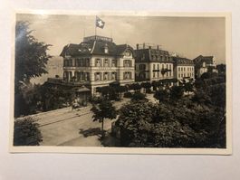 Hotel Restaurant Katharinahof Thalwil 1933 Bahnstempel?