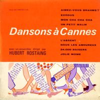 Mini 33t 17cm - DANSONS A CANNES  Direction Hubert Rostaing