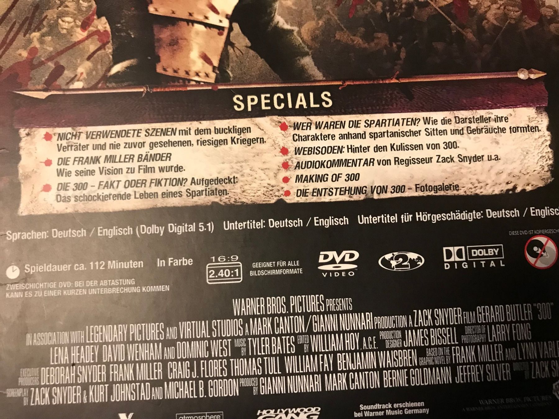 Tous les DVDs: 300 - 2 Disc Special Edition – D'occasion à Freudwil par Feenland2010 4