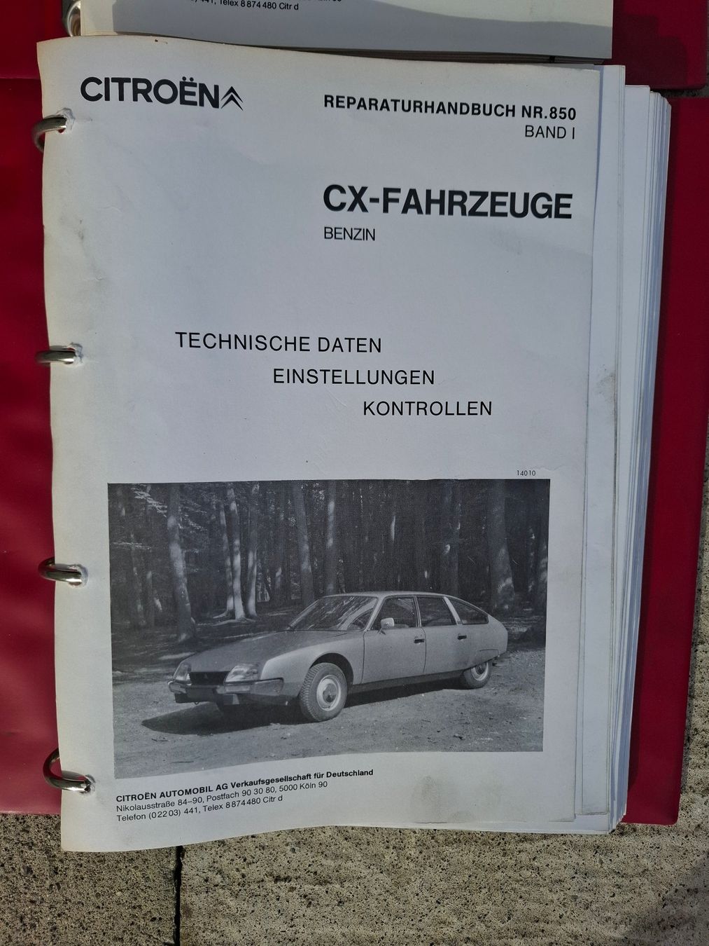 Citroën Automobili: Citröen CX Set Original-Servicehandbücher – Usato da Oberentfelden venduto da rde_9ngx 3