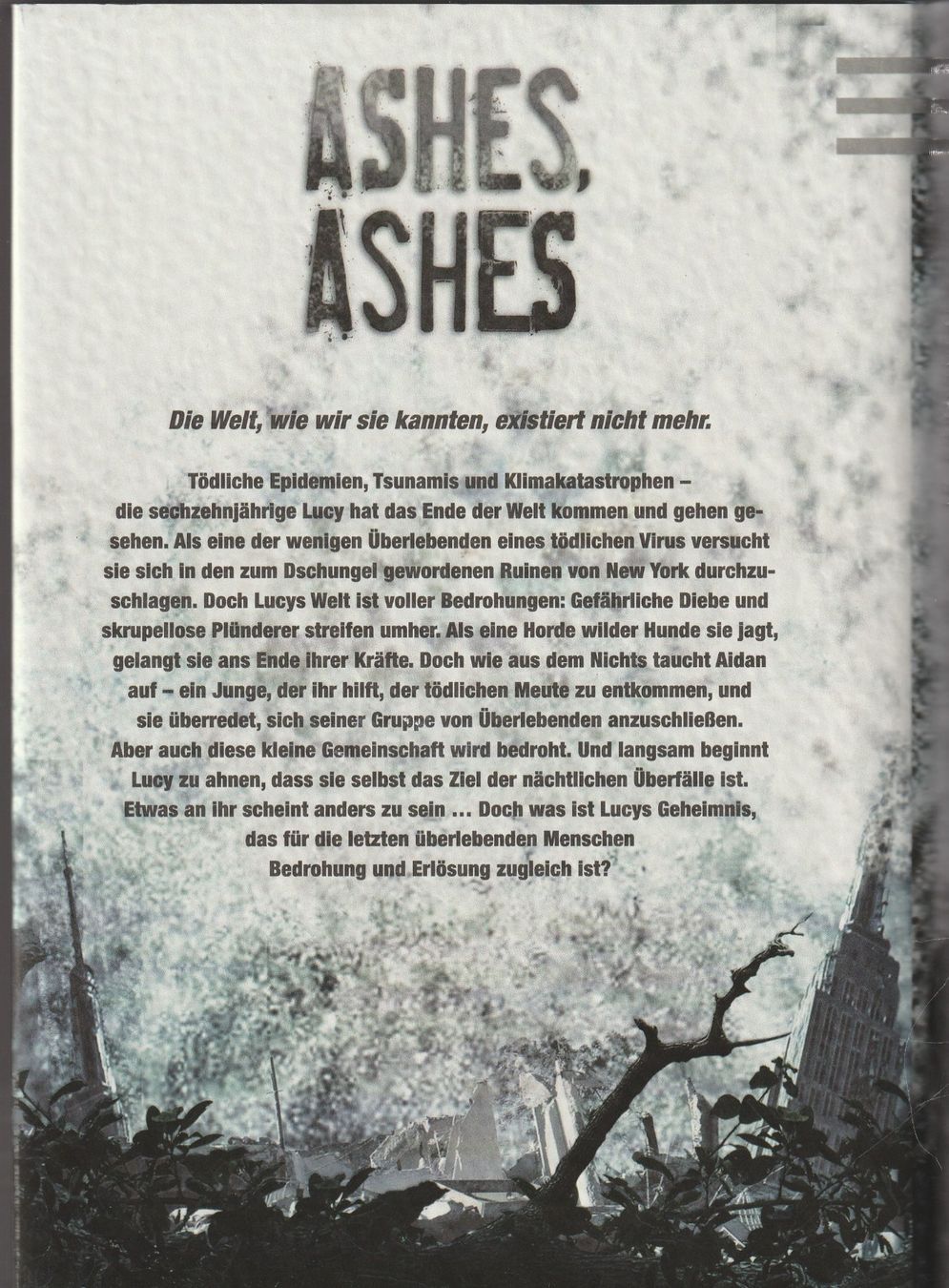 Bücher: Jo Treggiari - Ashes, Ashes gebunden – Gebraucht aus Luzern von Baumhuepfer01 1