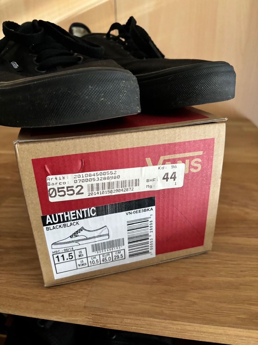 Vans Scarpe da uomo: Vans EU 45 all black – Nuovo e nell'imballaggio originale da Ascona venduto da GioeleS 9
