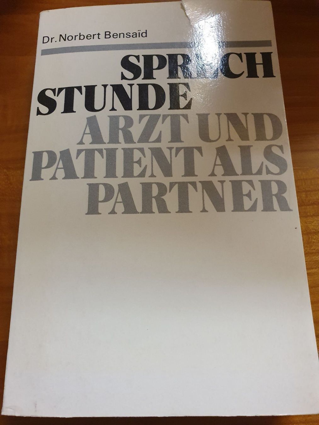 Libri: Sprechstunde- Arzt  Patient als Partner – Usato da Oberdorf BL venduto da BaldenEagle