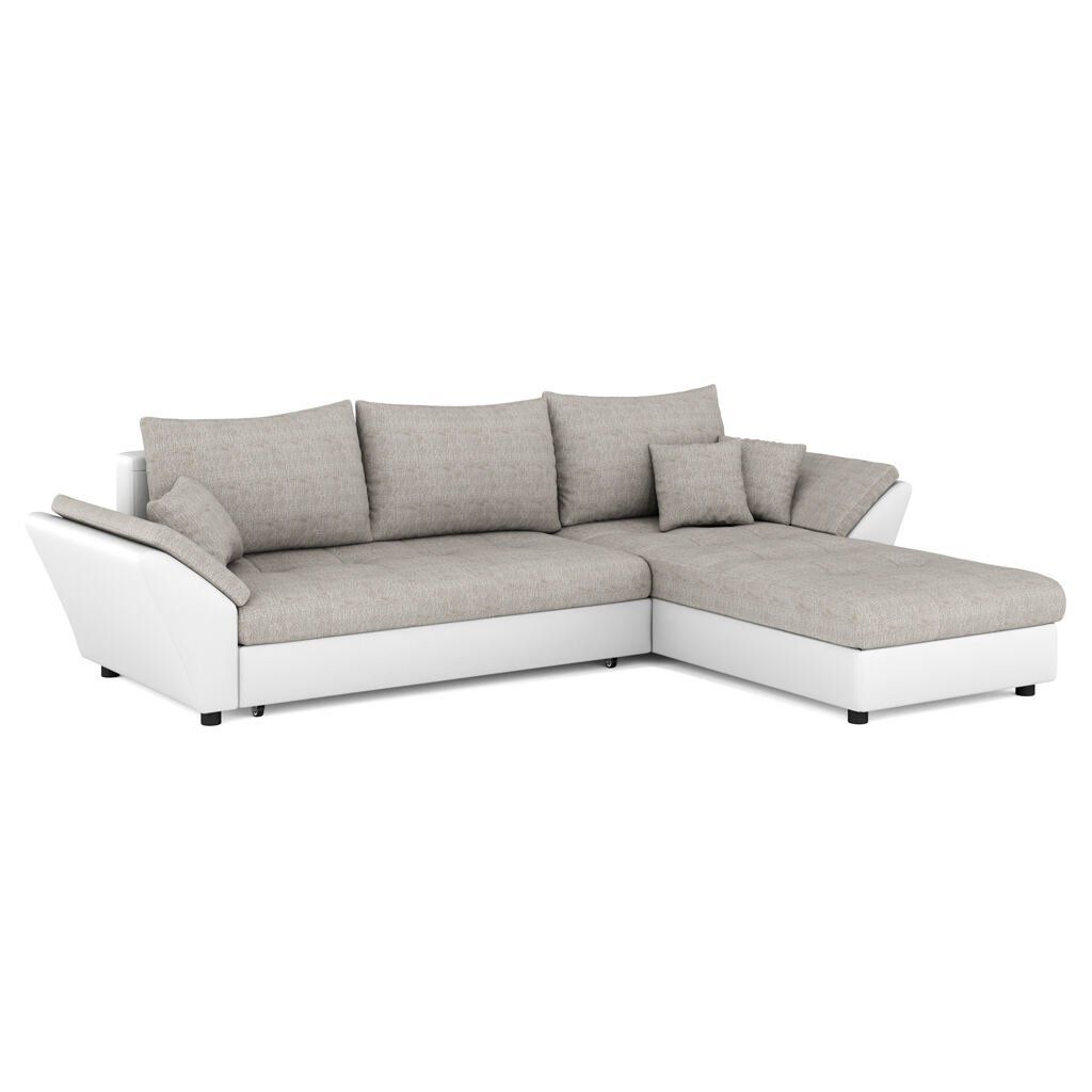 Divani: Ecksofa CAESAR weiss grau - Gratis Versand – Usato da Kleinwangen venduto da Maluwa_GmbH