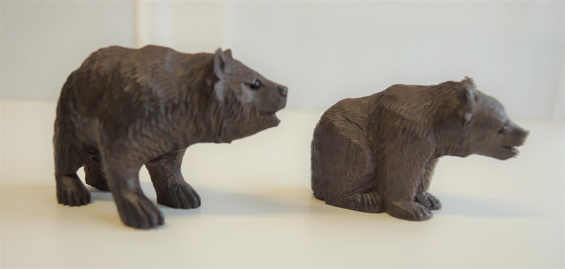 Figuren: Bärenfamilie, geschnitzt – Neu und originalverpackt aus Brienz BE von P.Edelweiss 4