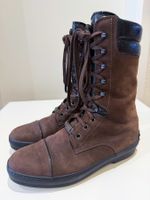 Tod’s Damen Stiefel Leder Braun – Gr. 37.5 – Made in Italy