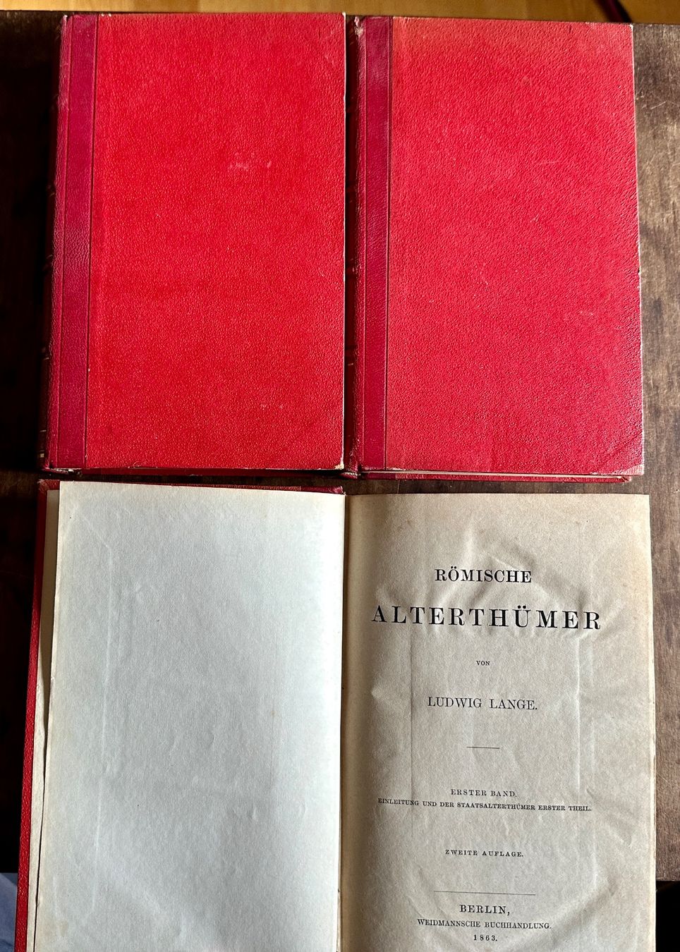Libri: Ludwig Lange: Römische Alterthümer. – Usato da Zürich venduto da allp 1