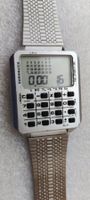 Aus 80erJahre MBO LCD Herrenuhr Chrono Taschenrechner