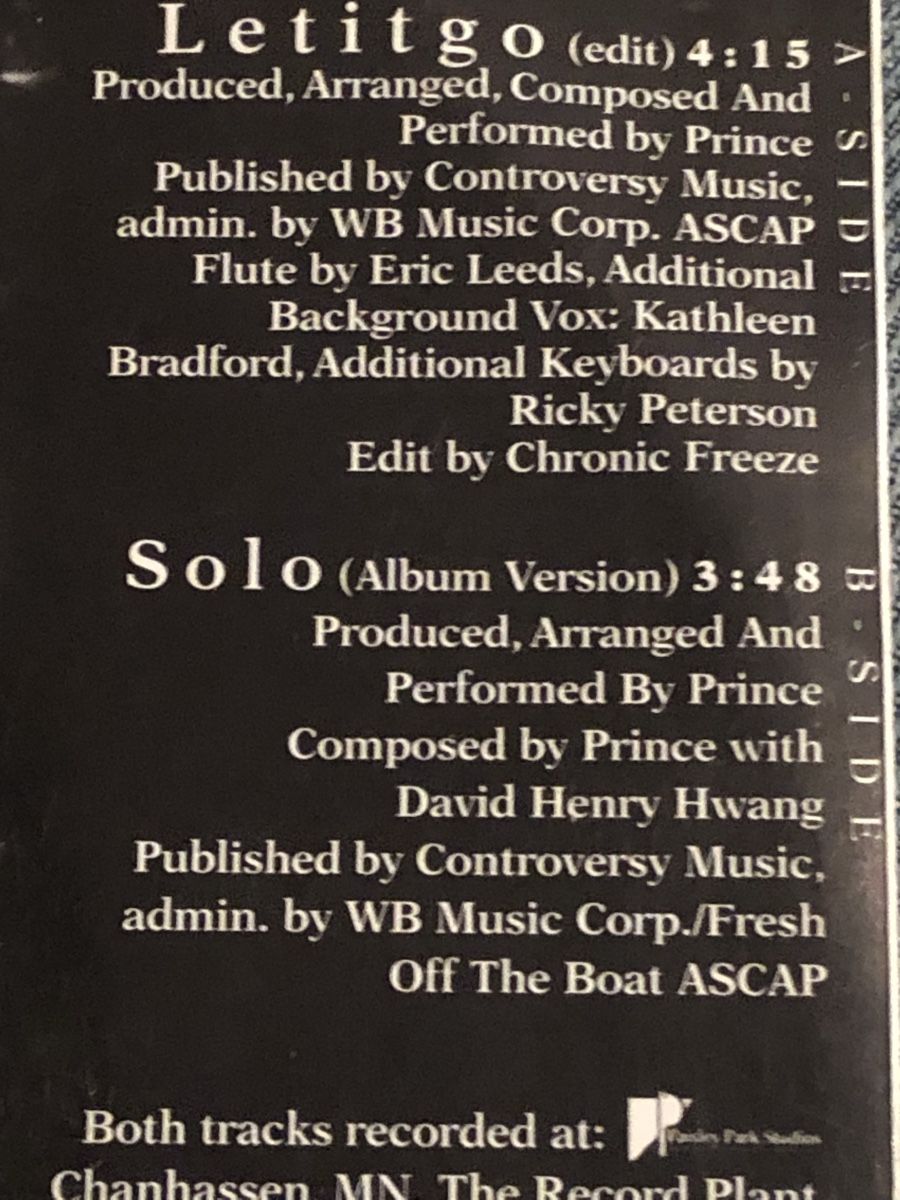 Dischi in vinile: Prince. 1994. Letitigo – Usato da Faulensee venduto da Mizuno06 5