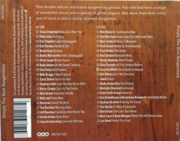 CD: set 2CD's - Dylan, Chapman, Clapton, Morisette, Donovan, – Usato da Unterbäch venduto da waqil 1