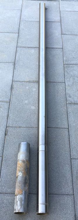 BRILLIHOOD Sonnensegelstange – Robuste 2,7 M Metallstange Mit 7,6 Cm Durchmesser Für Terrasse, Garten & Mehr