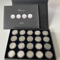 EM 2012 Ukraine 20 Münzen Set