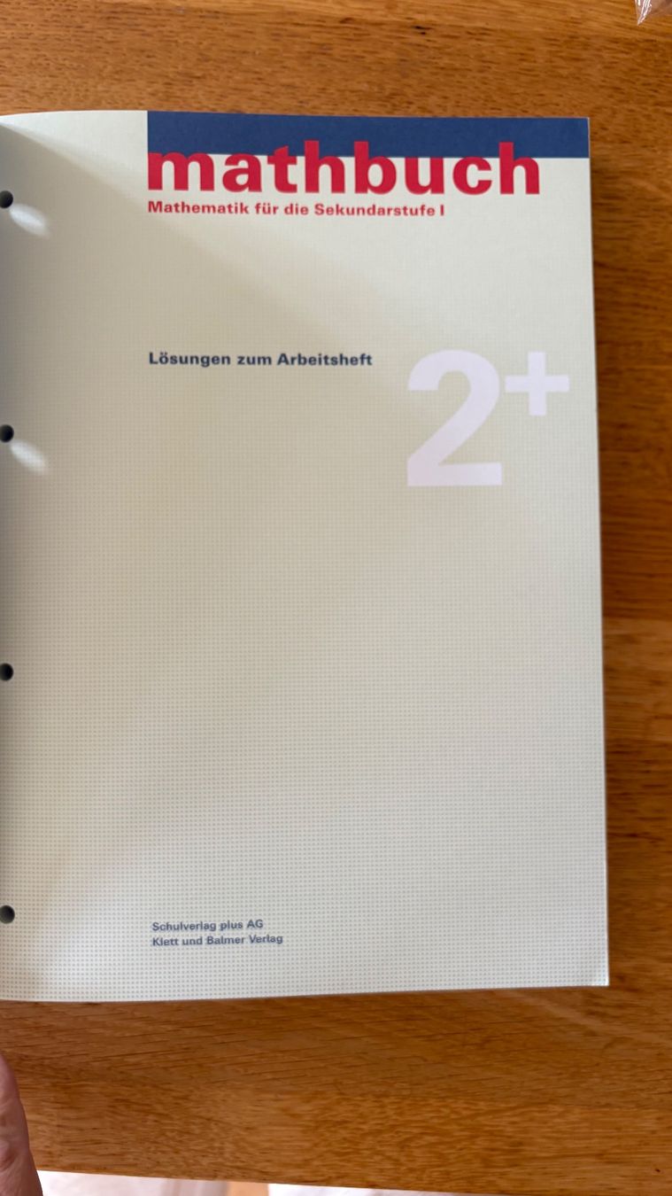 Livres: Mathbuch Arbeitsheft 2. Sek inkl. Lizenznummer – D'occasion à Bauma par Lieverd01 4