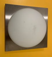 Design Deckenlampe, Quadratisch, Edelstahl, L-schirm Glas