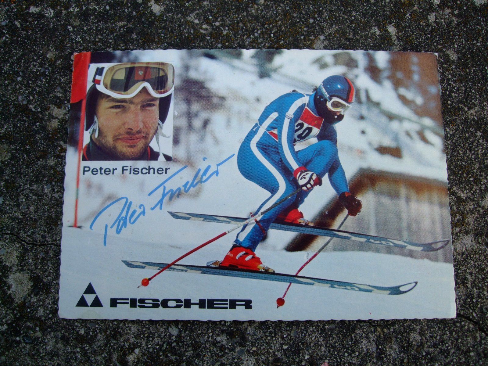 Autografi: PETER FISCHER (DE) AUTOGRAMMKARTE TOP – Usato da Schachen b. Reute venduto da Dzestar
