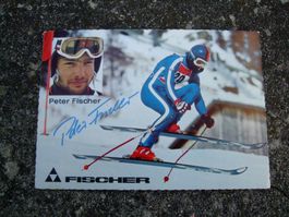 PETER FISCHER (DE) AUTOGRAMMKARTE TOP