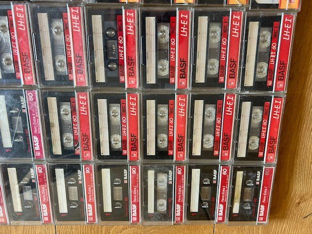 Musicassette: Kassetten BASF, 47 MC K7, teils seltene – Usato da Steinach venduto da Jaguare1961 1