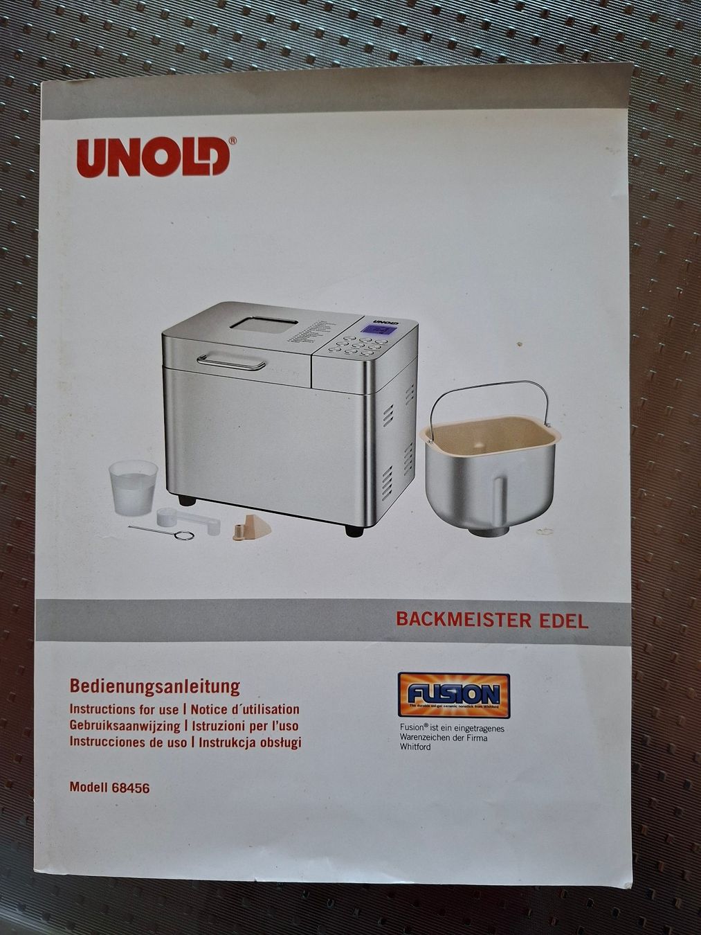 Elettrodomestici da cucina: Brotbackautomat UNOLD Modell 68456 – Usato da Hinwil venduto da Ruha2 3