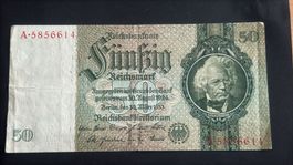 50 Reichsmark Reichsbanknote German Empire Berlin 1933